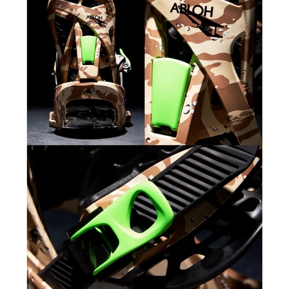 Virgil x Burton Snowboard Bindings Escapade EST Off White Small - Picture 2 of 7